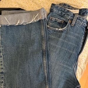 Zara Blue Wide Leg Jeans